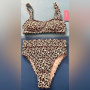 NWT Xhilaration Animal Print Bikini Set size XS 00